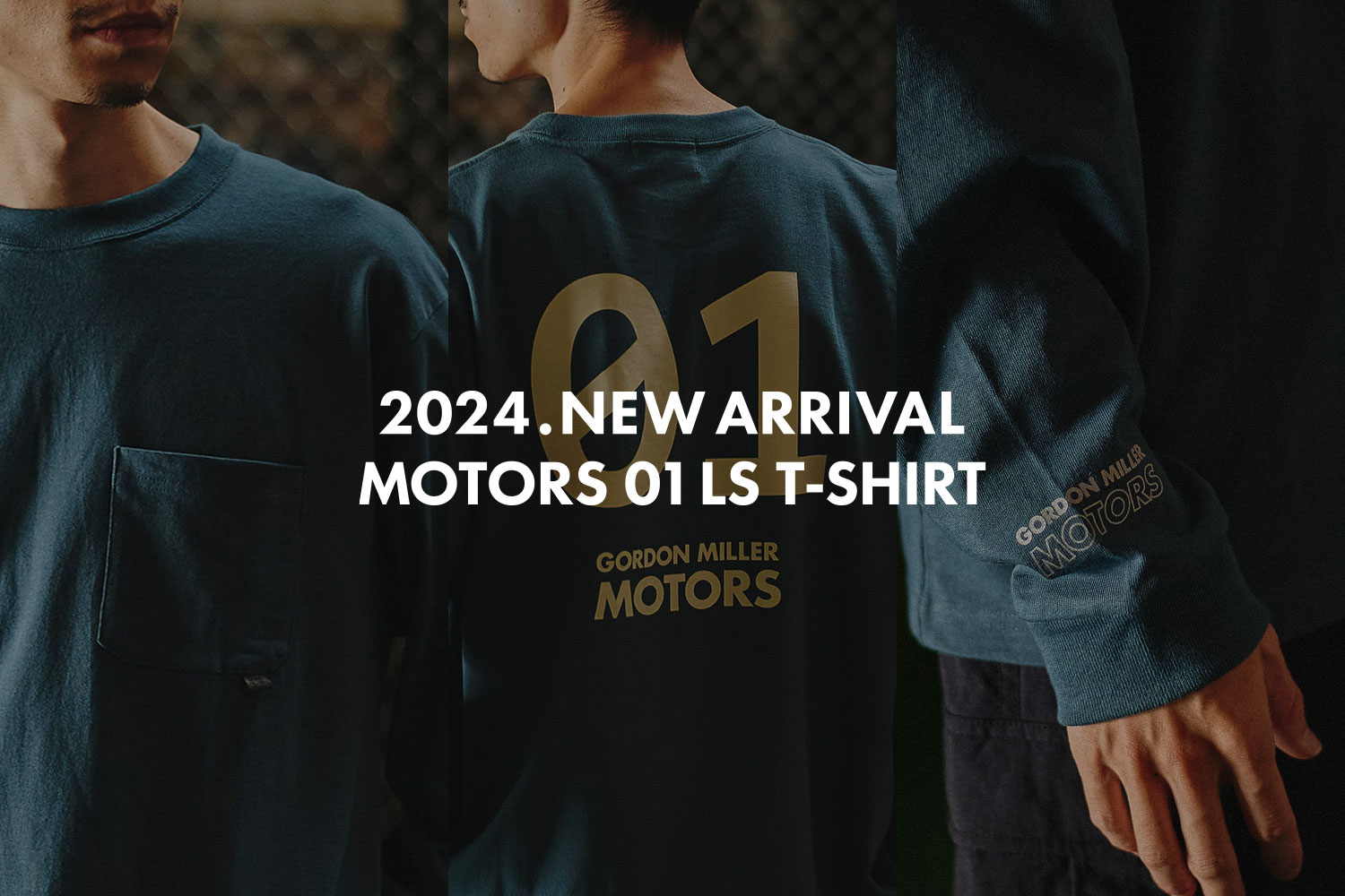 GORDON MILLER MOTORSオーナー必見！ロングスリーブのMOTORS Tシャツ販売開始