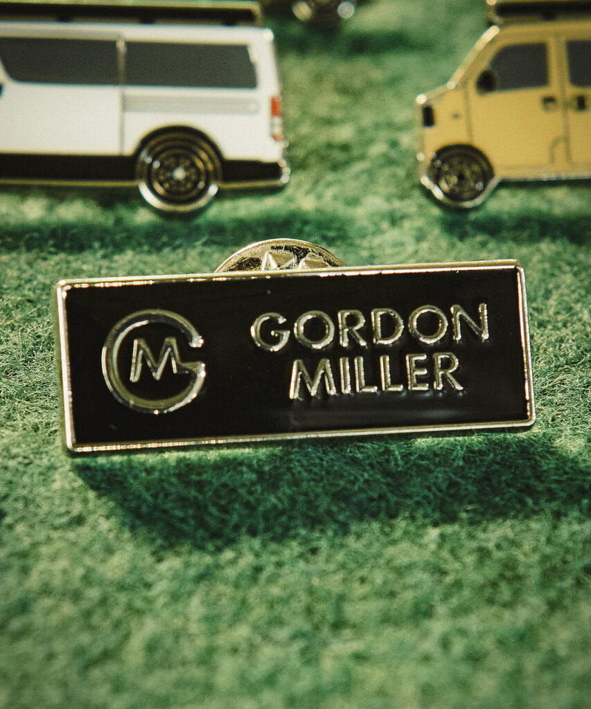 GORDON MILLER ロゴピンズ