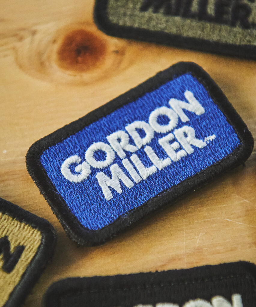 GORDON MILLERロゴのベルクロパッチ