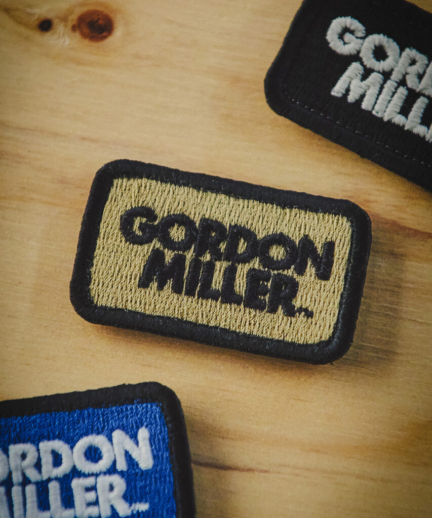 GORDON MILLERロゴのベルクロパッチ