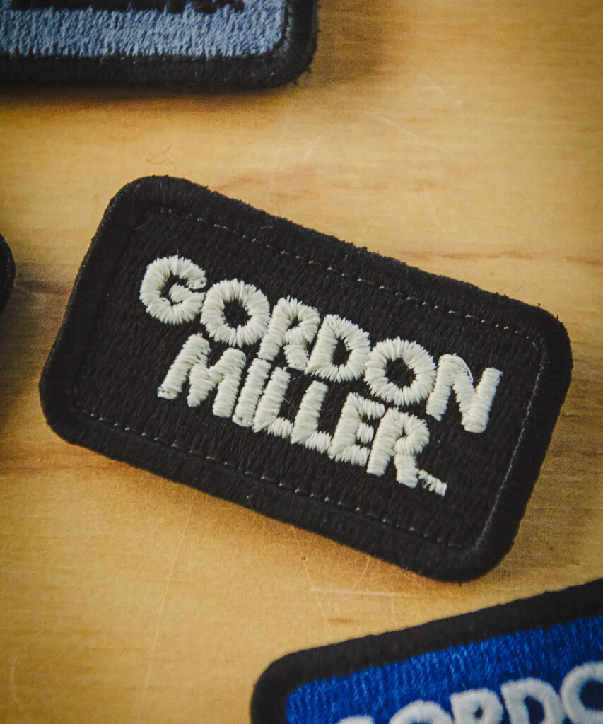 GORDON MILLERロゴのベルクロパッチ