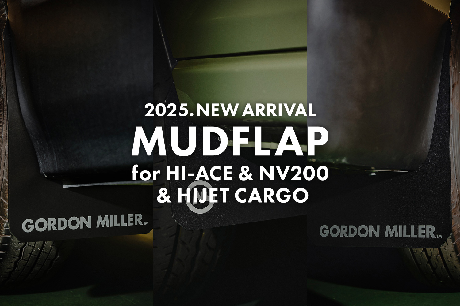 他では見られないクオリティとデザイン性、GORDON MILLERから車種別マッドフラップのご紹介！