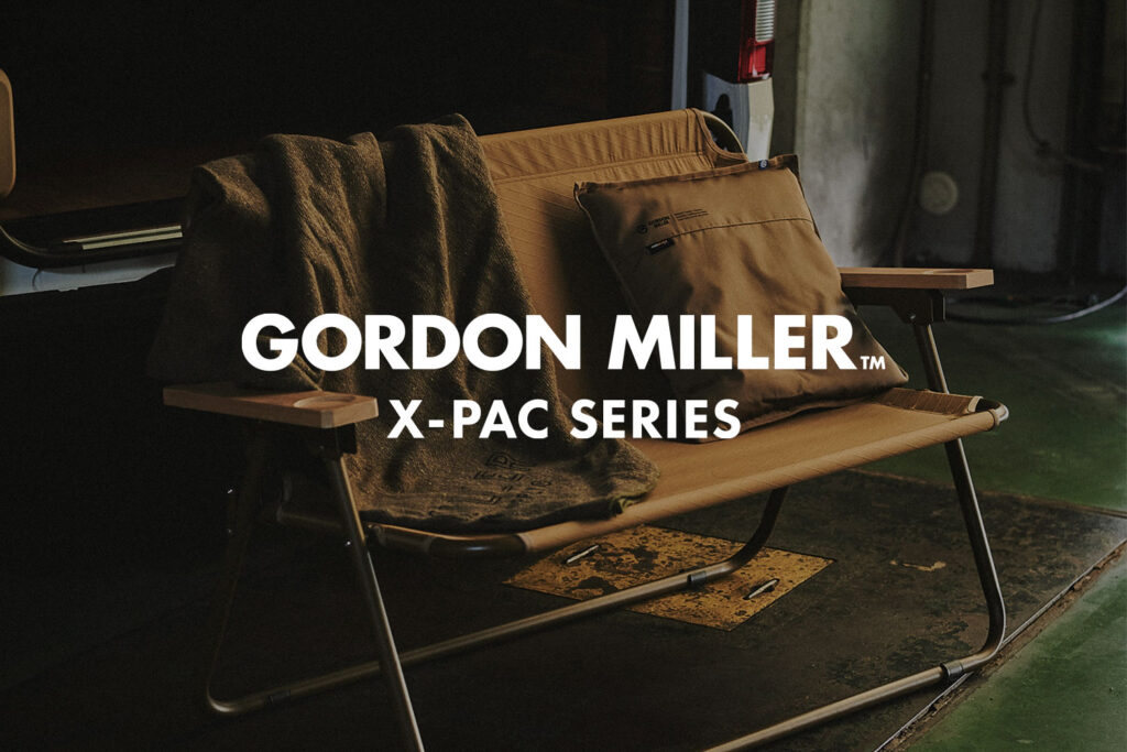 強度・軽さ・防水性を兼ね備えたGORDON MILLERオリジナルのX-PAC