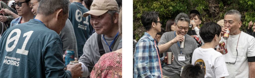 参加者さん同士で乾杯とご挨拶