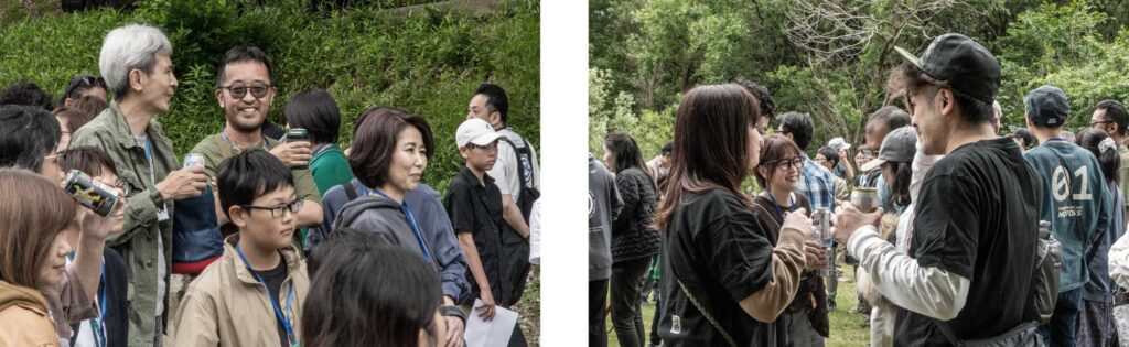 参加者さん同士で乾杯とご挨拶