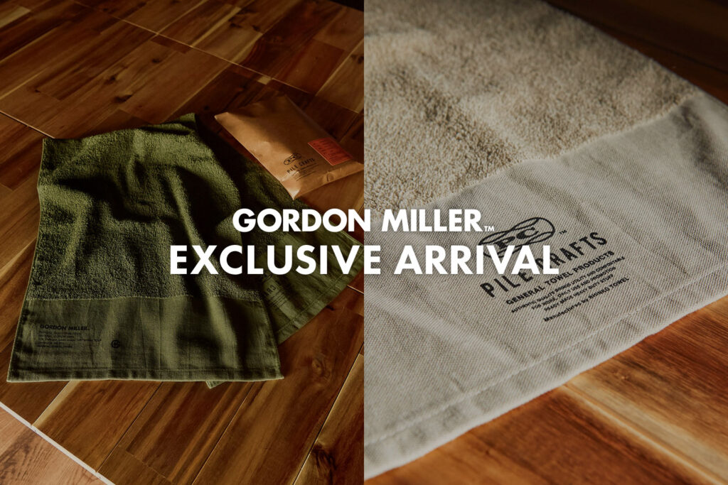 日常も車中泊も快適に！GORDON MILLER × PILE CRAFTS 別注タオルの魅力