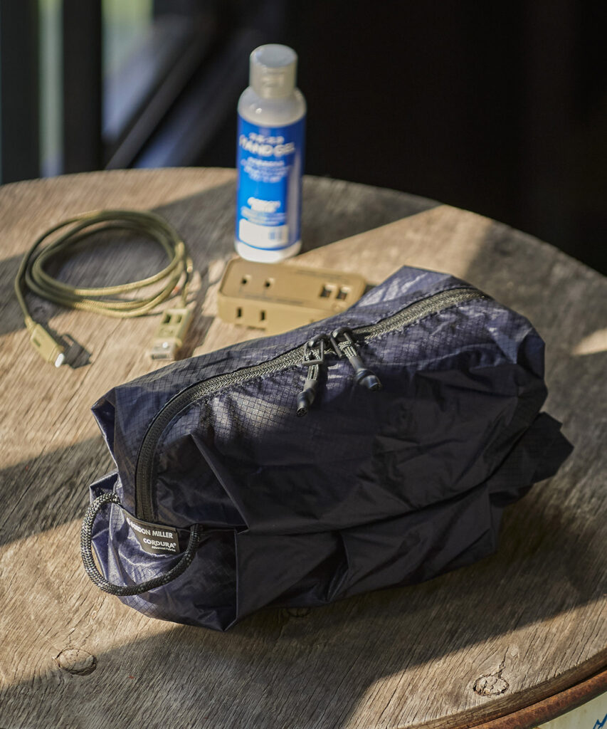 バッグ BAG ナイロン コーデュラ リップストップ ポーチ ダブルファスナー