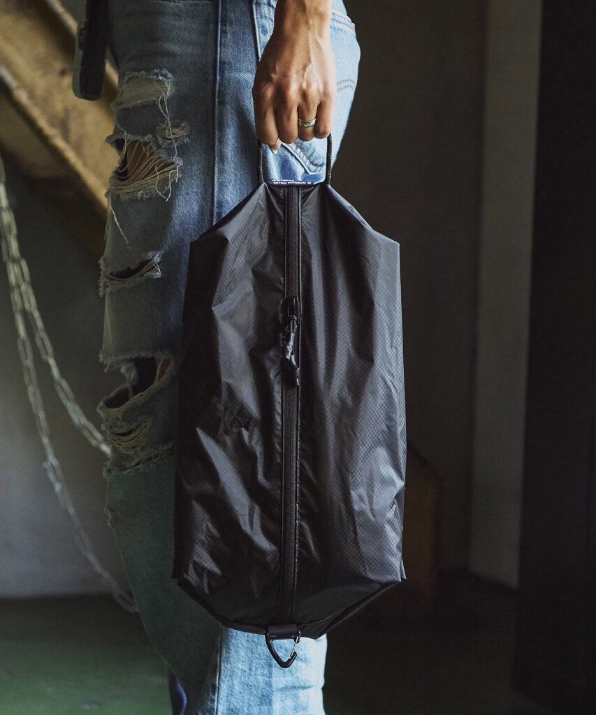 バッグ BAG ナイロン コーデュラ リップストップ ポーチ ダブルファスナー