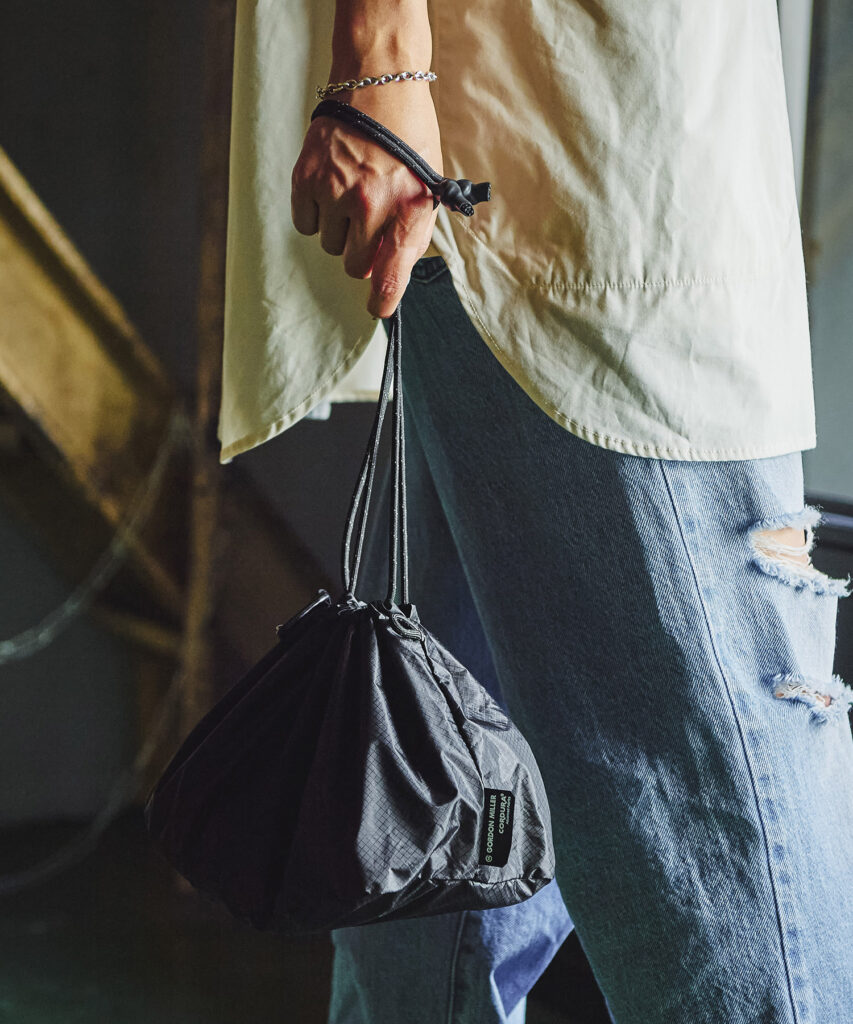 バッグ BAG 収納 巾着 ショルダー コーデュラ リップストップ ナイロン 旅行