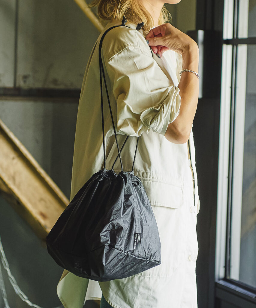 バッグ BAG 収納 巾着 ショルダー コーデュラ リップストップ ナイロン 旅行