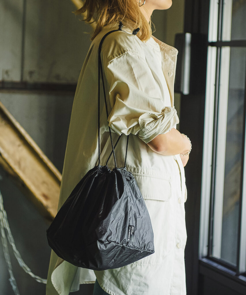 バッグ BAG 収納 巾着 ショルダー コーデュラ リップストップ ナイロン 旅行