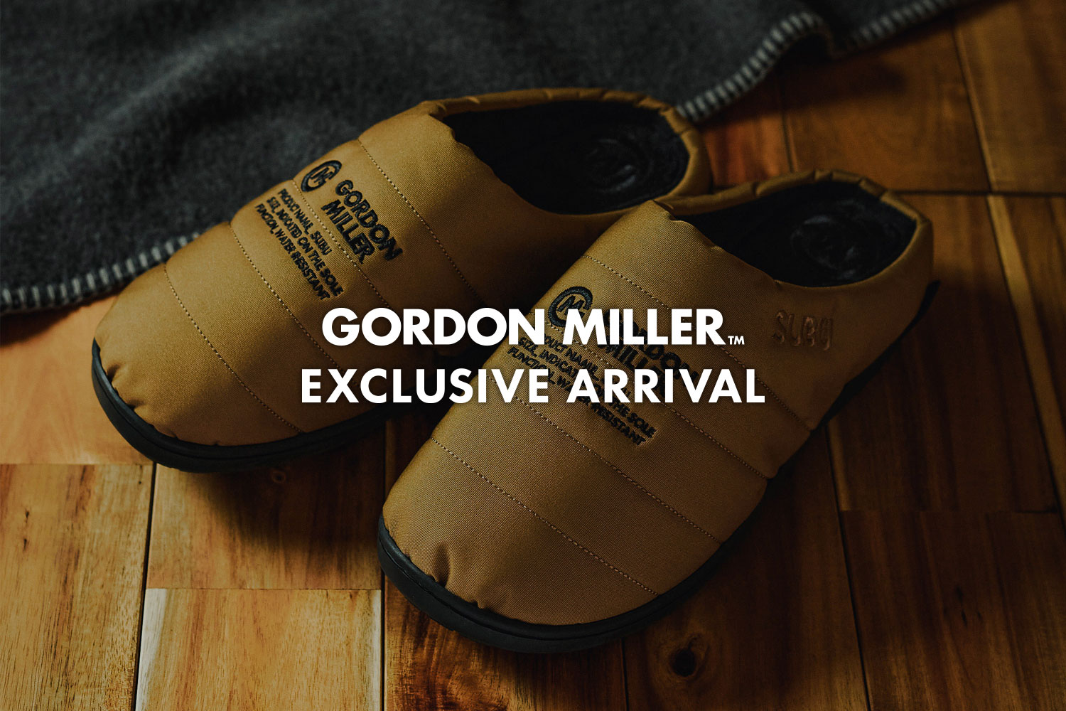 【予約販売開始】数量限定｜SUBU × GORDON MILLER コーデュラ素材の冬サンダルが登場