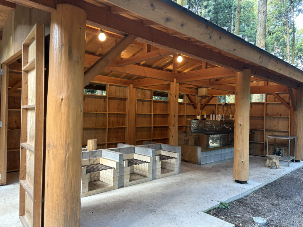 赤城ときわぎの森キャンプ場の水場