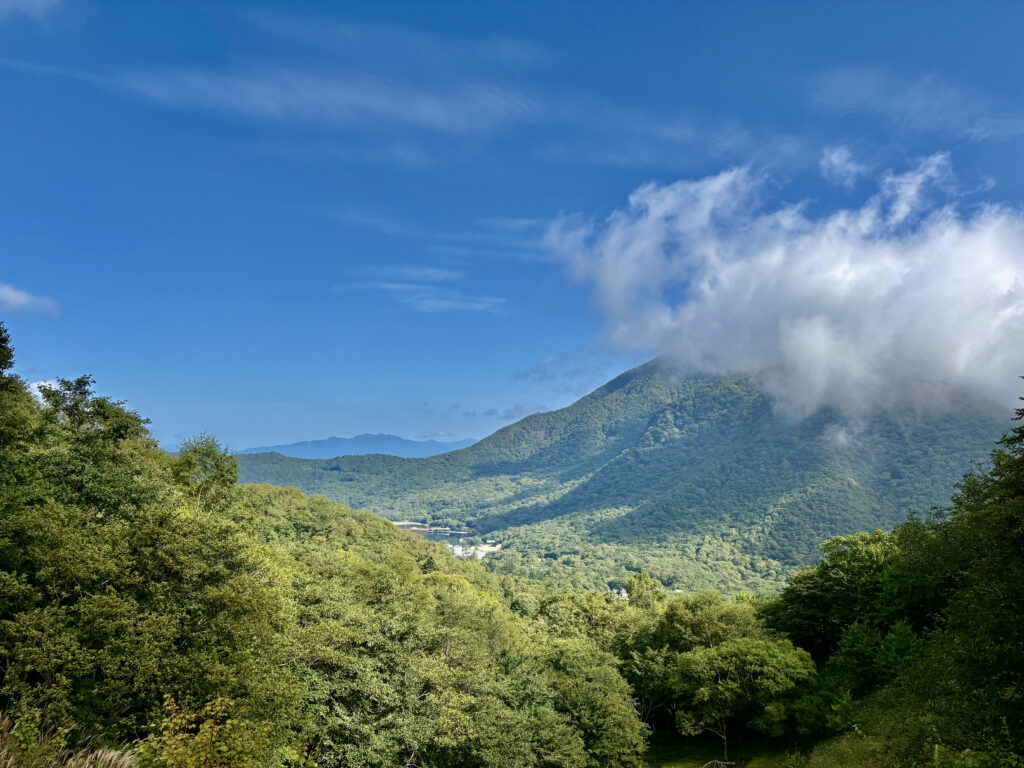 赤城山　小沼展望地からの絶景