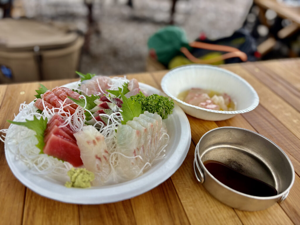 北陸の魚の刺身