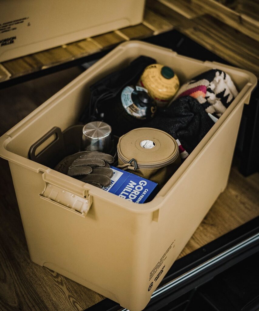 ボックス　収納　フタ付き　大容量　汎用　整理整頓　おしゃれ　おすすめ　ゴードンミラー　車中泊車内収納　積み重ね　スタッキング