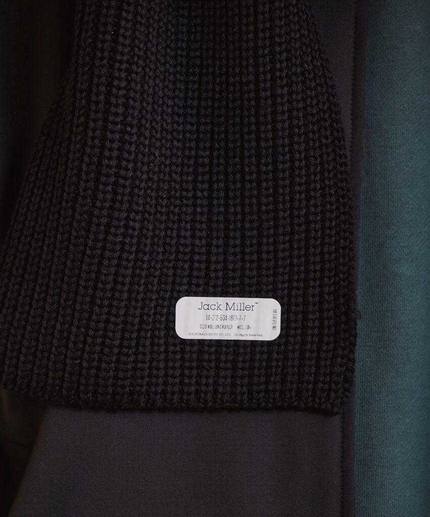 ジャックミラー　シームレス　ウェア　アパレル　おすすめ　おしゃれ　ニット　メリノウール　マフラー　ギフト　ブランド