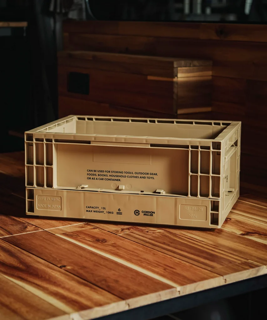 ボックス　収納　大容量　汎用　整理整頓　おしゃれ　おすすめ　ゴードンミラー　車中泊車内収納　積み重ね　スタッキング　折りたためる