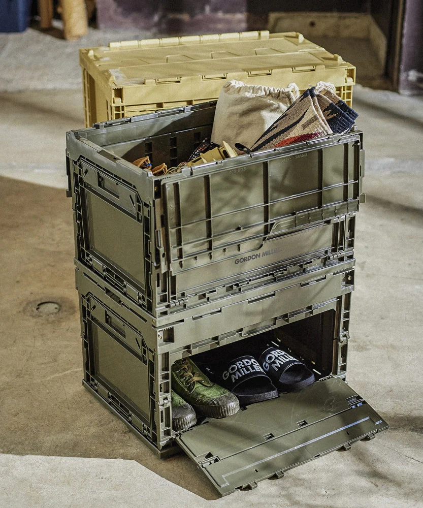 ボックス　収納　フタ付き　大容量　汎用　整理整頓　おしゃれ　おすすめ　ゴードンミラー　車中泊車内収納　積み重ね　スタッキング　折りたためる