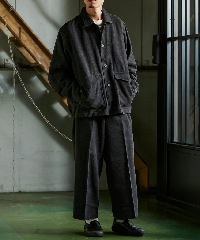 アパレル　ワークウェア　おしゃれ　おすすめ　機能性　アウター　コート　撥水　コーディネート