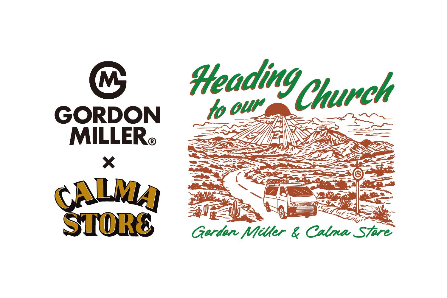 GORDON MILLER × CALMA STORE コラボレーションのお知らせ