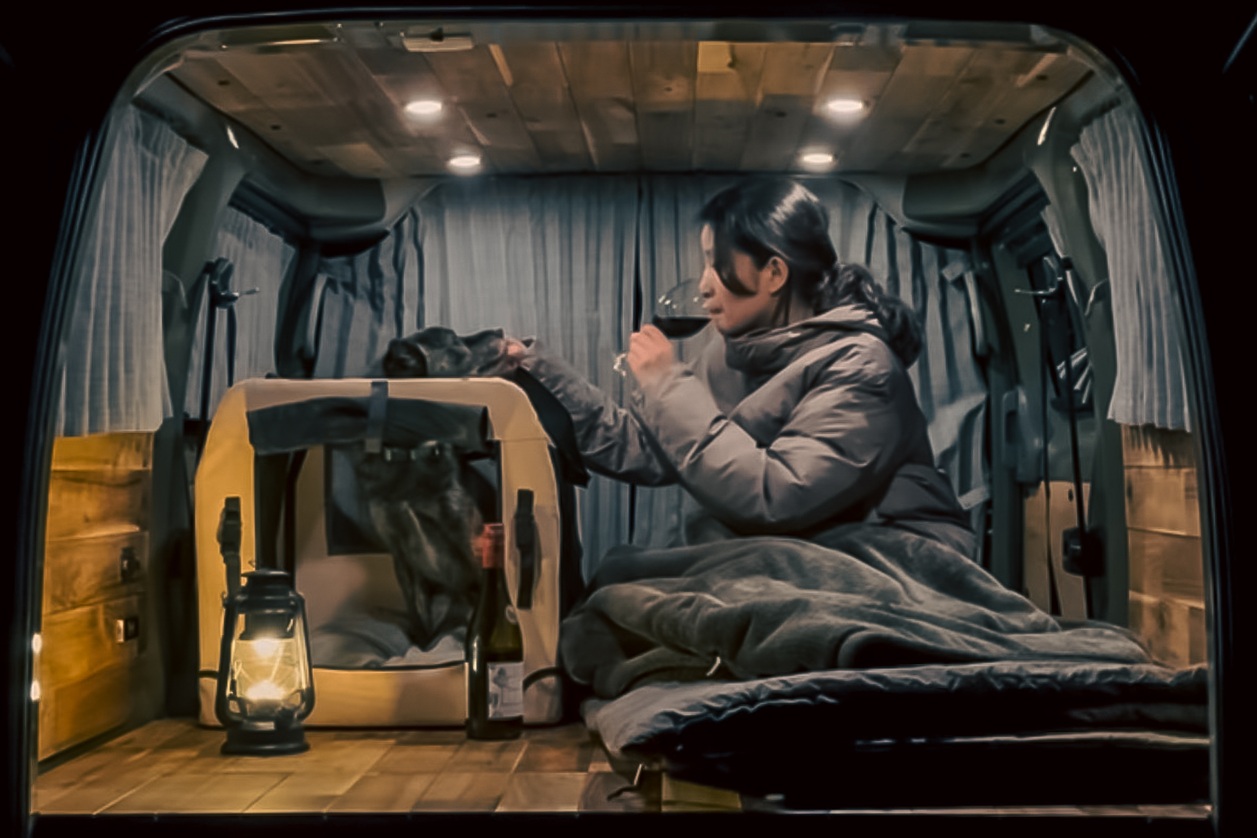 車中泊できるレンタカーでめぐる、愛犬と過ごす別府の休日