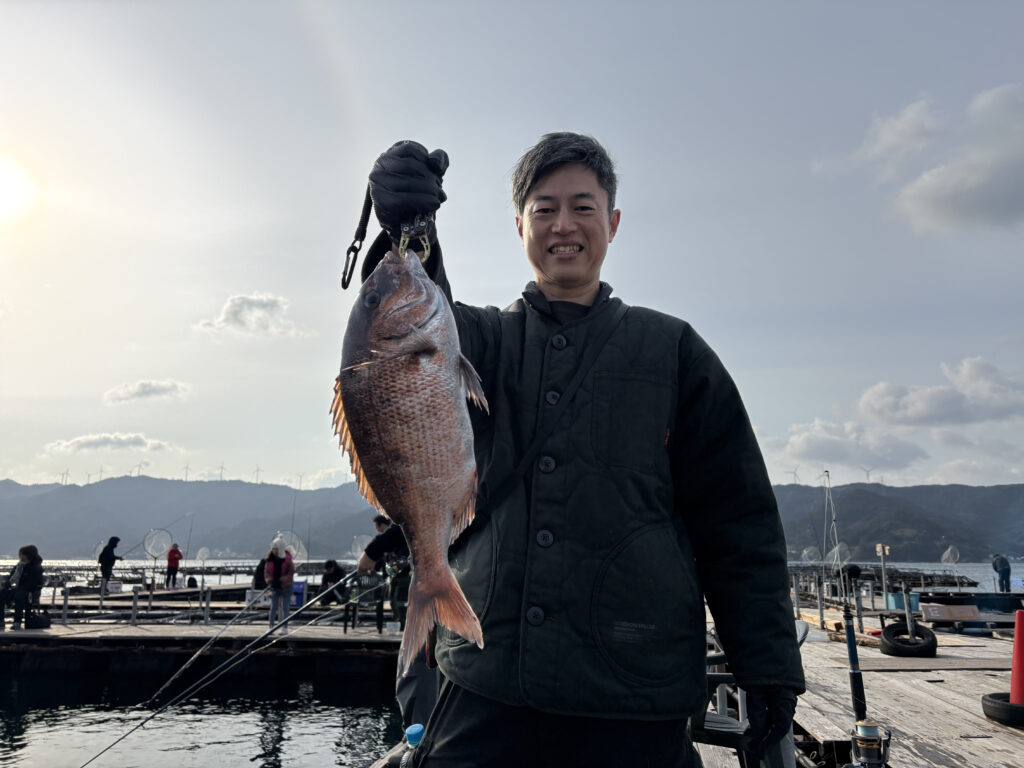 鯛を釣ったナチュール