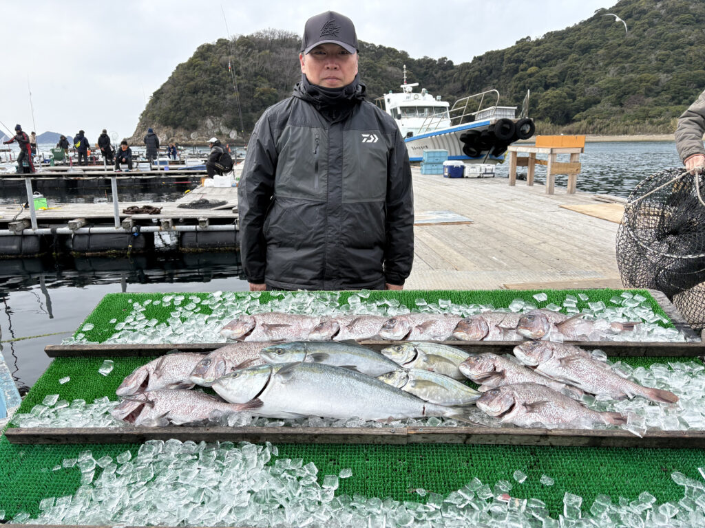 15匹の魚を釣った寺谷さん