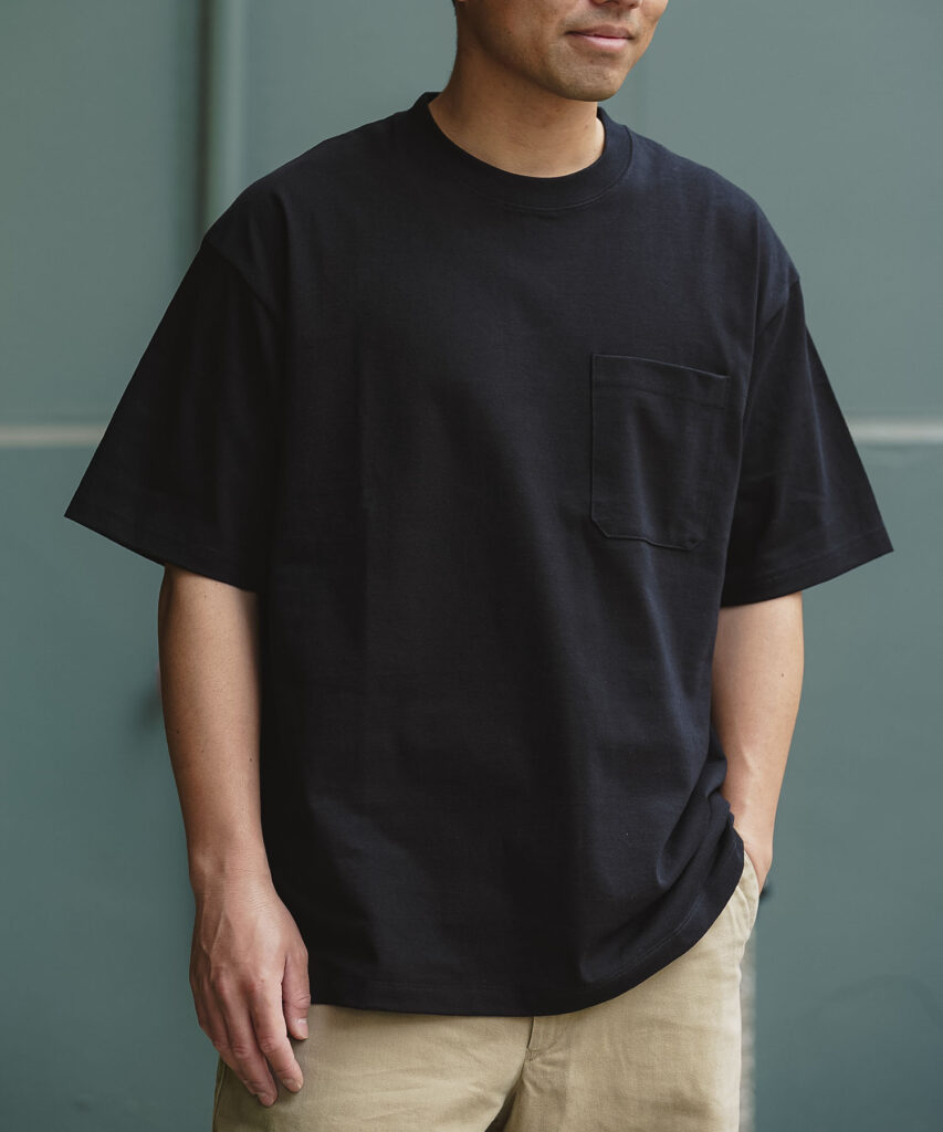 アパレル　ワークウェア　おしゃれ　おすすめ　無地T　Tシャツ　
ポケットT　