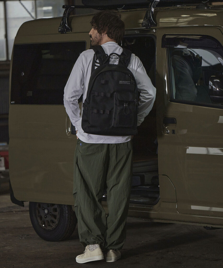 VANLIFE EQUIPMENT　バンライフ イクイップメント　バッグ　おしゃれ　おすすめ　収納　拡張　コーデュラ　バリスティック　リュック　バックパック
