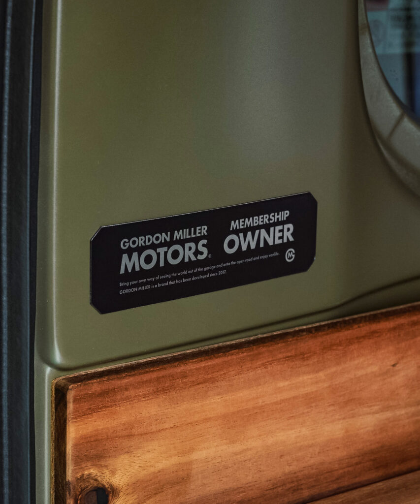 オーナーズ登録キャンペーン　バンライフ　車中泊　オーナー様　限定　特典　ゴードンミラー　モータース　ノベルティ　マグネット　おしゃれ