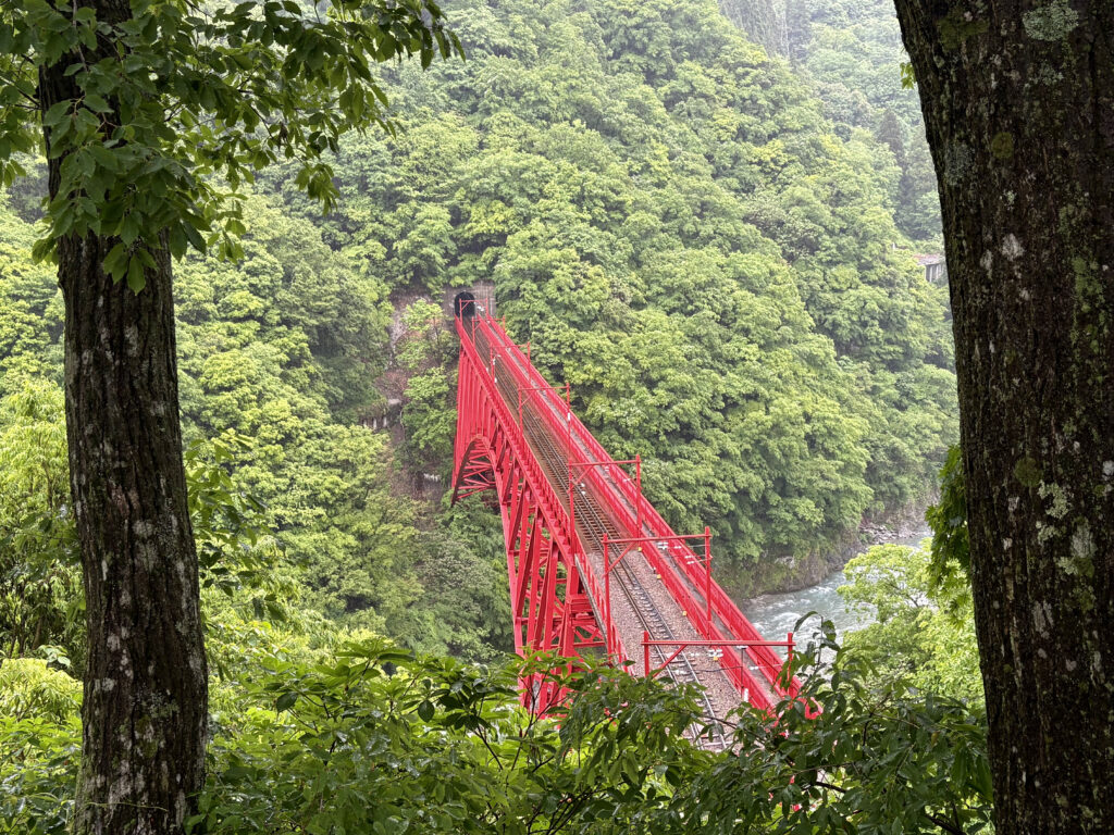 黒部峡谷鉄道　鉄橋