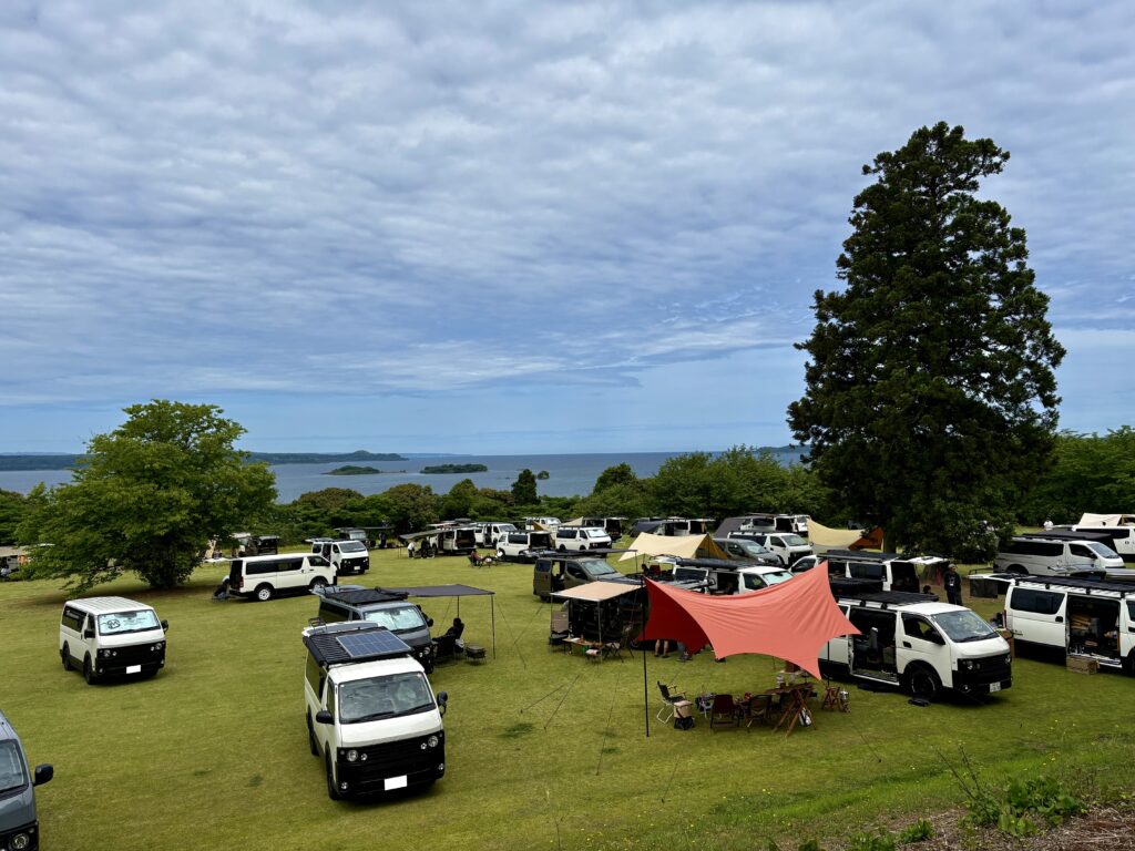 能登島家族旅行村Weランドに集まったGORDON MILLER MOTORS