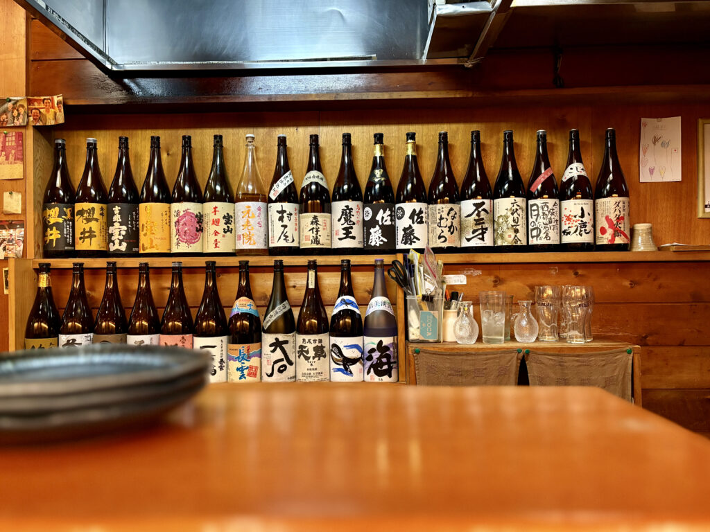 いざかや水穂店内