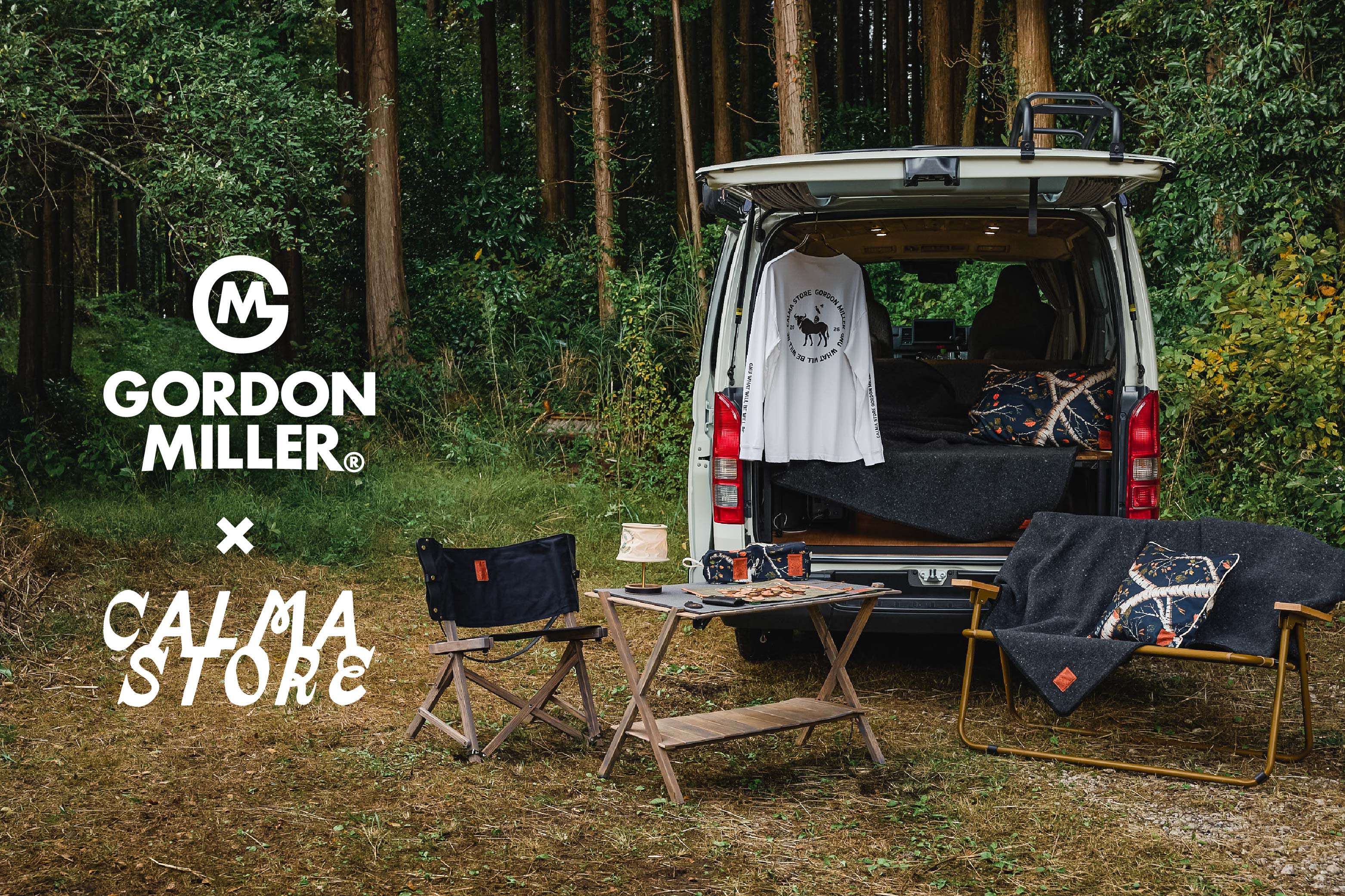 GORDON MILLER × CALMA STORE 第2弾コレクション｜11月14日（土）発売